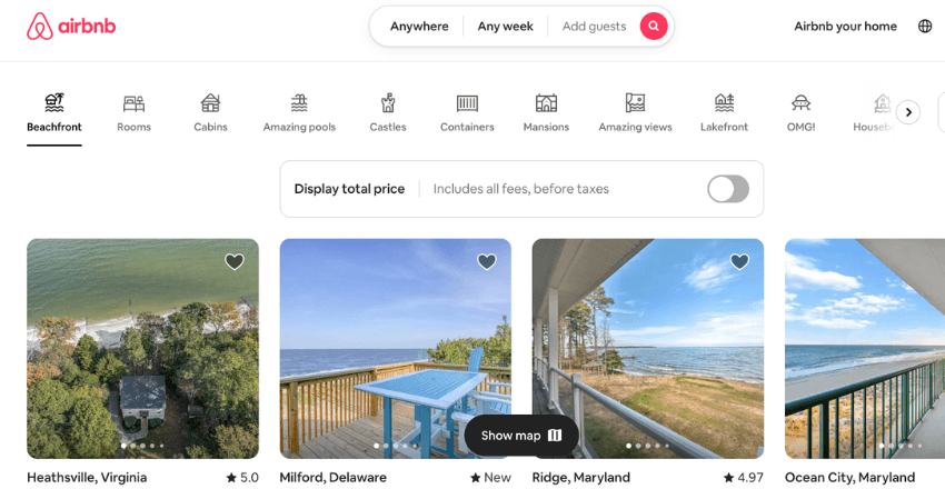 Airbnb uses a NoSQL database